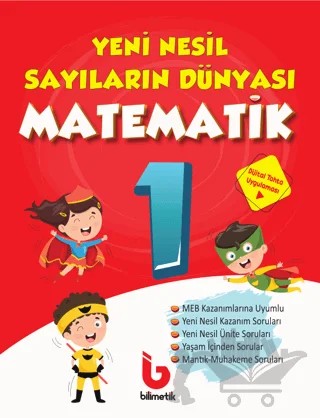 1. Sınıf Matematik Sayıların Dünyası – Kolektif – Bilimetik Yayınları kitap kapağı