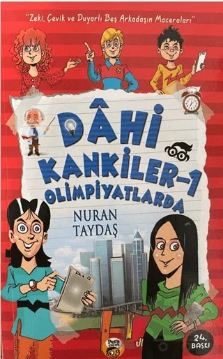 Dahi Kankiler 1 - Olimpiyatlarda – Nuran Taydaş – Pera Basım Yayıncılık kitap kapağı