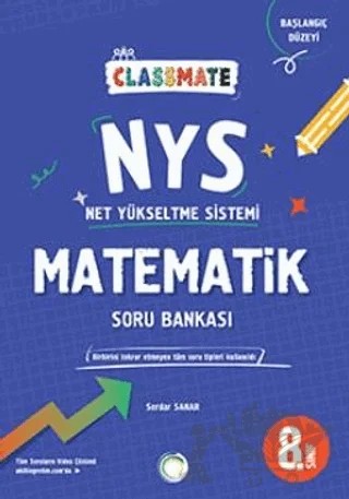 8. Sınıf Classmate Net Yükseltme Sistemi Matematik Soru Bankası – Serdar Sanar – Okyanus Yayınları kitap kapağı