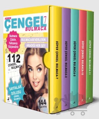 Süper Çengel Bulmaca 5 Kitap Kutulu Set – Kolektif – Olimpos Yayınları kitap kapağı