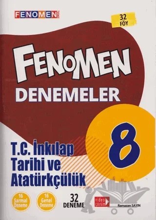 8. Sınıf T.C. İnkılap Tarihi ve Atatürkçülük Fenomen Denemeler Fenomen Okul Yayınları – Kolektif – Fenomen Yayınları kitap kapağı