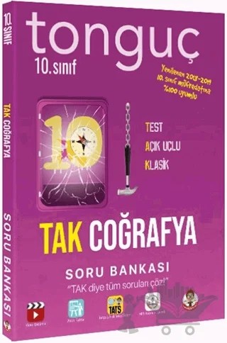 10. Sınıf TAK Coğrafya Soru Bankası – Kolektif – Tonguç Akademi kitap kapağı