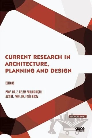 Current Research in Architecture, Planning and Design - March 2022 – Kolektif – Gece Kitaplığı kitap kapağı