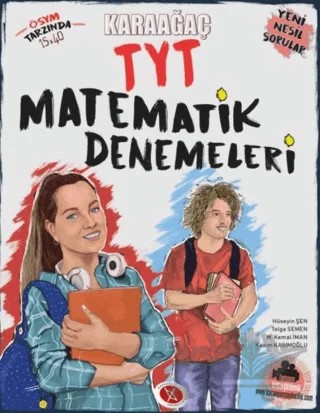 TYT Matematik Denemeleri Video Çözümlü – Hüseyin Şen – Karaağaç Yayıncılık kitap kapağı