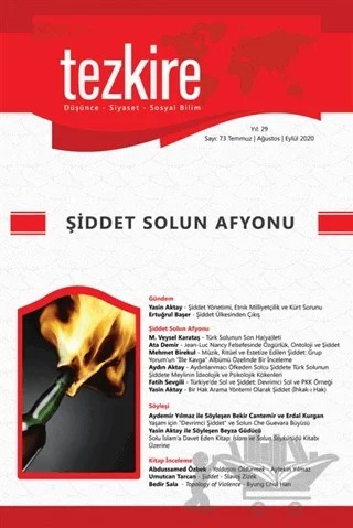 Tezkire Dergisi Sayı: 73 Temmuz-Ağustos-Eylül 2020 – Tezkire Dergisi kitap kapağı