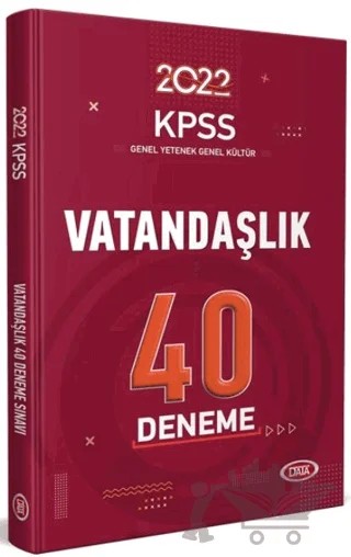 2022 KPSS Vatandaşlık 40 Deneme Sınavı – Kolektif – Data Yayınları kitap kapağı