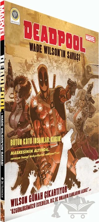 Deadpool - Wade Wilson'ın Savaşı – Duane Swierczynski – JBC Yayıncılık kitap kapağı