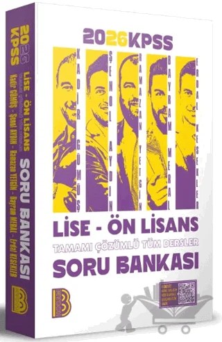2026 Lise Ön Lisans Tamamı Çözümlü Tüm Dersler Soru Bankası – Kolektif – Benim Hocam Yayınları kitap kapağı