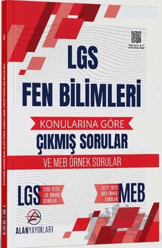 8. Sınıf LGS Fen Bilimleri Konularına Göre Çıkmış Sorular – Kollektif – Alan Yayınları kitap kapağı