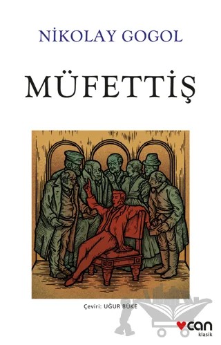 Müfettiş – Nikolay Vasilyeviç Gogol – Can Yayınları kitap kapağı