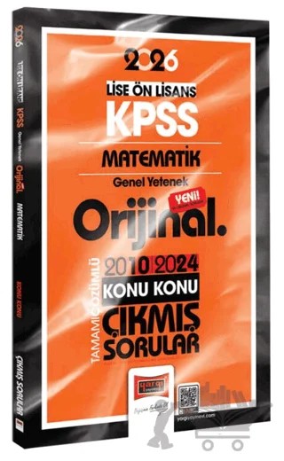 2026 KPSS Lise-Önlisans Matematik Orijinal 2010-2024 Konu Konu Çıkmış Sorular – Kollektif – Yargı Yayınevi kitap kapağı
