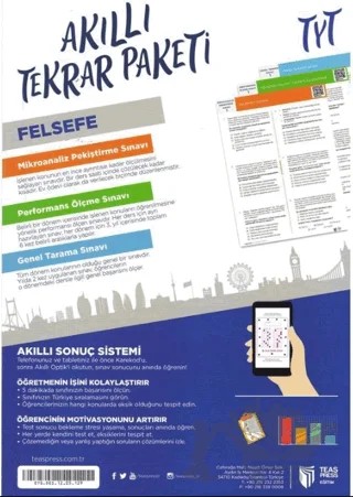 TYT Felsefe Akıllı Tekrar Paketleri – Kolektif – Teas Press kitap kapağı