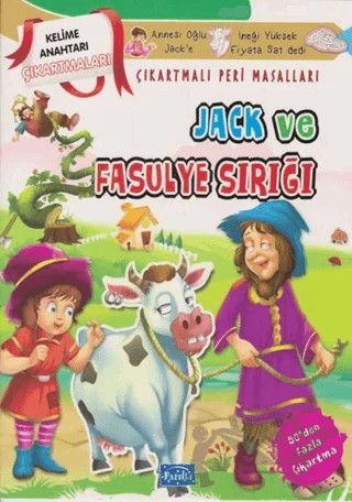 Jack ve Fasulye Sırığı - Çıkartmalı Peri Masalları – Kolektif – Parıltı Yayınları kitap kapağı