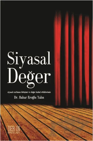 Siyasal Değer – Bahar Eroğlu Yalın – Derin Yayınları kitap kapağı