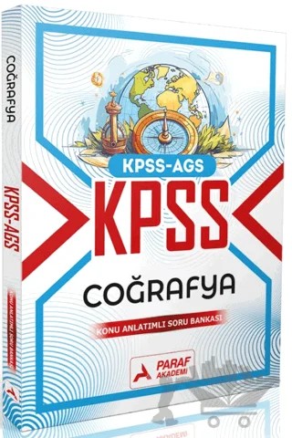 KPSS-AGS Coğrafya Konu Anlatımlı Soru Bankası – Kolektif – Paraf Akademi kitap kapağı
