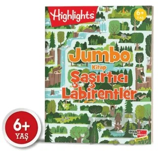 Highlights: Jumbo Kitap Şaşırtıcı Labirentler – Kolektif – Dikkat Atölyesi Yayınları kitap kapağı