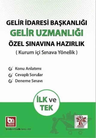 Gelir İdaresi Başkanlığı Gelir Uzmanlığı Özel Sınavına Hazırlık – Kolektif – Akademi Consulting Training kitap kapağı