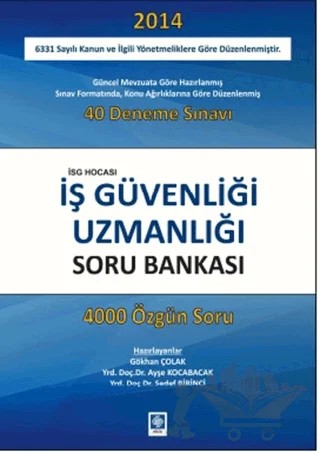 İş Güvenliği Uzmanlığı Soru Bankası – Kolektif – Ekin Basım Yayın kitap kapağı