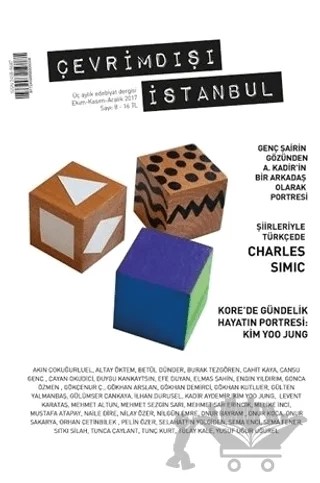Çevrimdışı İstanbul Üç Aylık Edebiyat Dergisi Sayı: 8 Ekim - Kasım - Aralık 2017 – Delta Yayınları kitap kapağı