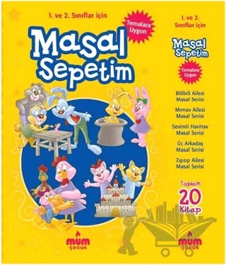 Masal Sepetim (20 Kitap Takım) – Kolektif – Mum Yayınları kitap kapağı
