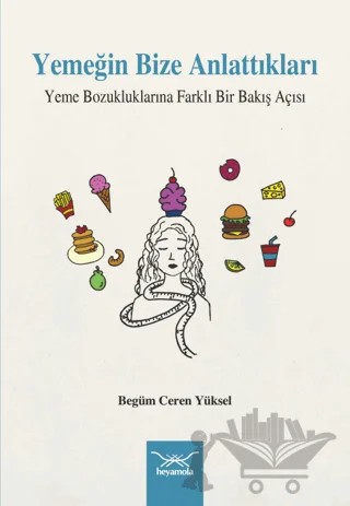 Yemeğin Bize Anlattıkları Yeme Bozukluklarına Farklı Bir Bakış Açısı – Begüm Ceren Yüksel – Heyamola Yayınları kitap kapağı