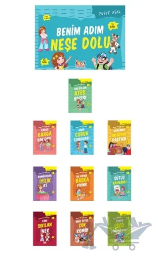 Benim Adım Neşe Dolu (10 Kitap Takım) – Yusuf Asal – Bıcırık Yayınları kitap kapağı