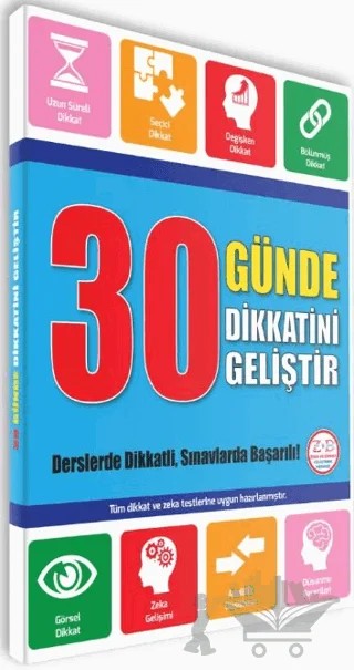 30 Günde Dikkatini Geliştir (6-12 Yaş) – Kolektif – Yükselen Zeka Yayınları kitap kapağı