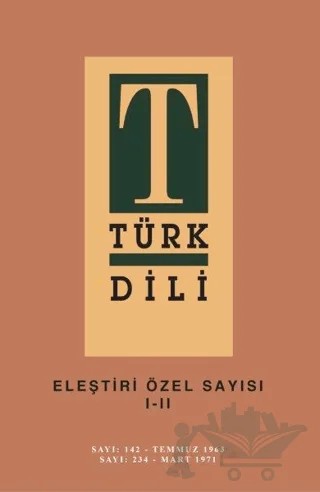 Türk Dili Eleştiri Özel Sayısı 1-2 – Kolektif – Türk Dil Kurumu Yayınları kitap kapağı