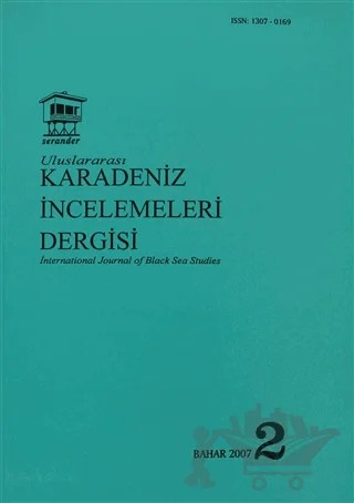 Uluslararası Karadeniz İncelemeleri Dergisi / İnternational Journal Of Black Sea Studies Sayı: 2 – Serander Yayınları kitap kapağı