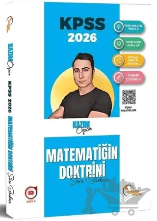 2026 KPSS Matematik Doktrini Soru Bankası Çözümlü – Kazım Özcan – Doktrin Yayınları kitap kapağı
