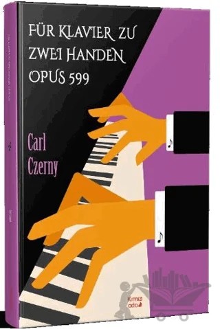 Für Klavıer Zu Zweı Handen Opus 599 – Carl Czerny – Kırmızı Ada Yayınları kitap kapağı