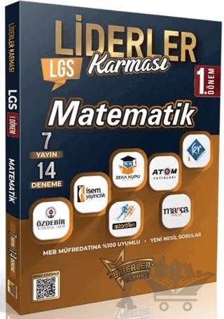 LGS 1.Dönem Matematik Denemeleri 7 Yayın 14 Deneme – Kollektif – Liderler Karması Yayınları kitap kapağı