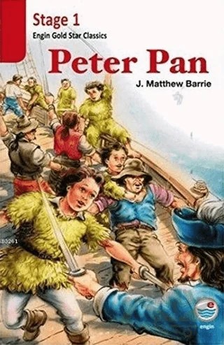 Peter Pan - Stage 1 – James Matthew Barrie – Engin Yayınevi kitap kapağı