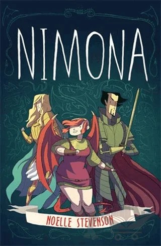 Nimona – Noelle Stevenson – Martı Yayınları kitap kapağı
