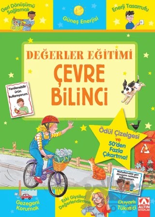 Değerler Eğitimi - Çevre Bilinci – Kolektif – Altın Kitaplar kitap kapağı