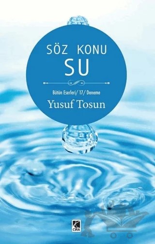 Söz Konu Su – Yusuf Tosun – Çıra Yayınları kitap kapağı
