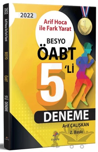 2022 ÖABT Beden Eğitimi Öğretmenliği 5'li Deneme – Arif Çalışkan – Dizgi Kitap kitap kapağı