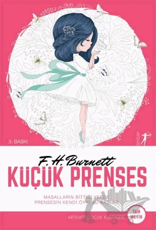 Küçük Prenses (Tam Metin) – Frances Hodgson Burnett – Artemis Yayınları kitap kapağı