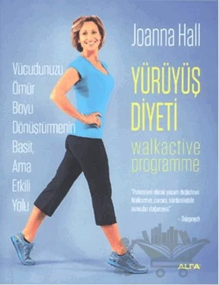 Yürüyüş Diyeti – Joanna Hall – Alfa Yayınları kitap kapağı