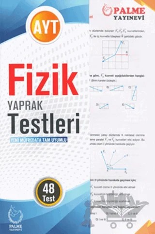 Palme Yaprak Test YKS AYT Fizik – Kolektif – Palme Yayınları kitap kapağı