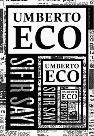 Sıfır Sayı – Umberto Eco – Doğan Kitap kitap kapağı