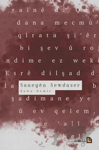 Soneyen Sewdaser – Kawa Nemir – Avesta Yayınları kitap kapağı