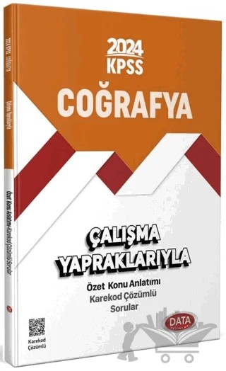 KPSS Çalışma Yapraklarıyla Coğrafya – Kolektif – Data Yayınları kitap kapağı