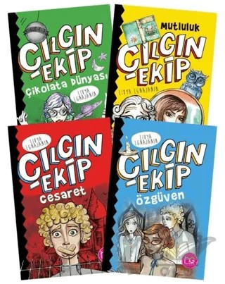 Çılgın Ekip Kitap Seti (4 Kitap Takım) – Livya Lgnajanin – Halk Kitabevi kitap kapağı