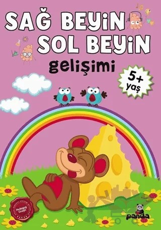 Sağ Beyin - Sol Beyin Gelişimi +5 Yaş – Kolektif – Beyaz Panda Yayınları kitap kapağı