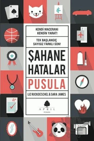Şahane Hatalar - Pusula – Liz Ruckdeschel, Sara James – April Yayıncılık kitap kapağı