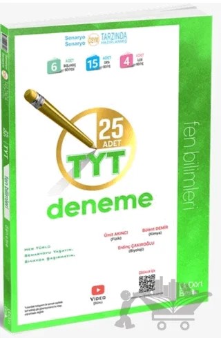 2025 TYT Fen Bilimleri 25 Deneme Video Çözümlü – Kolektif – Üç Dört Beş Yayınları kitap kapağı