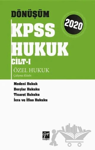 2020 Dönüşüm KPSS Hukuk Cilt 1 – Kolektif – Gazi Kitabevi kitap kapağı