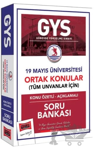 19 Mayıs Üniversitesi GYS Konu Özetli Açıklamalı Soru Bankası – Kolektif – Yargı Yayınevi kitap kapağı
