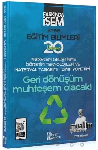 KPSS Eğitim Bilimleri Program Geliştirme Muallim 20 Deneme Çözümlü – Kolektif – İSEM Yayıncılık kitap kapağı